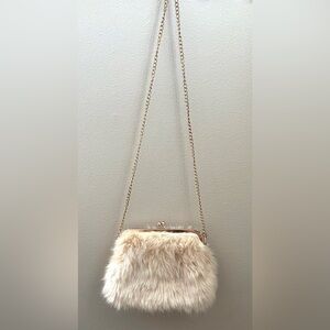 Olivia Miller Faux Fur Evening Clutch